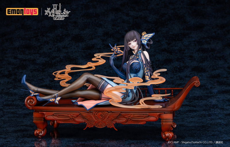 xxxHolic China Dress Statue Series 1/7 Scale Pre-Painted Figure: Yuuko Ichihara China Dress Ver. image 1
