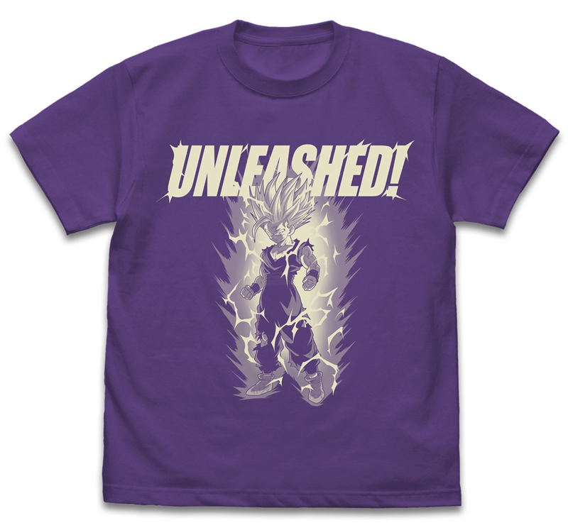 Dragon Ball Z - Super Saiyan Gohan T-shirt Violet Purple (S Size) image 1