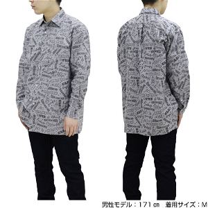 Love Live! - μ's Total Pattern Oxford Shirt Long Sleeve T-shirt (M Size)