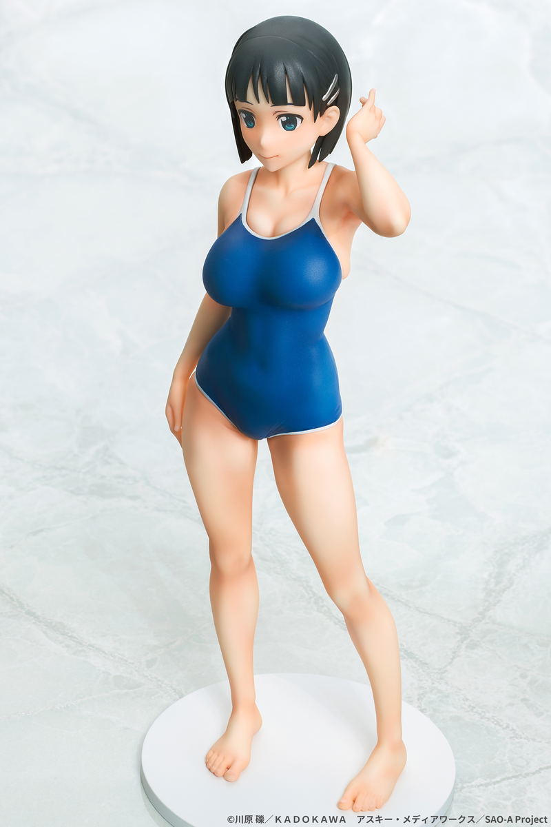 Sword Art Online 1/7 Scale Pre-Painted Figure: Suguha Kirigaya Navy School Swimsuit Ver. image 12