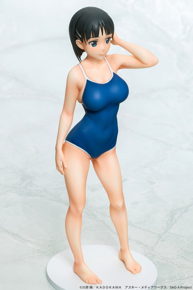 Sword Art Online 1/7 Scale Pre-Painted Figure: Suguha Kirigaya Navy School Swimsuit Ver. image 13