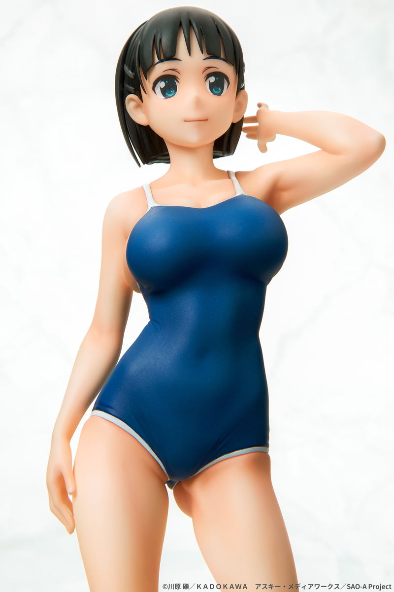 Sword Art Online 1/7 Scale Pre-Painted Figure: Suguha Kirigaya Navy School Swimsuit Ver. image 15