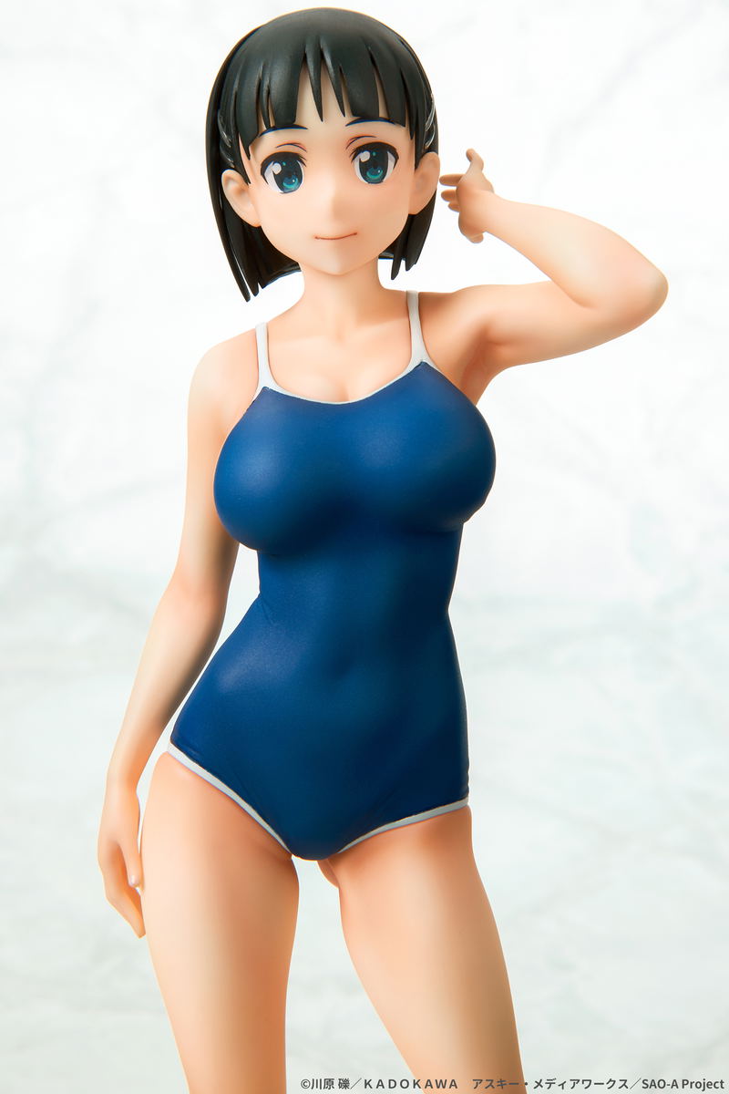 Sword Art Online 1/7 Scale Pre-Painted Figure: Suguha Kirigaya Navy School Swimsuit Ver. image 16
