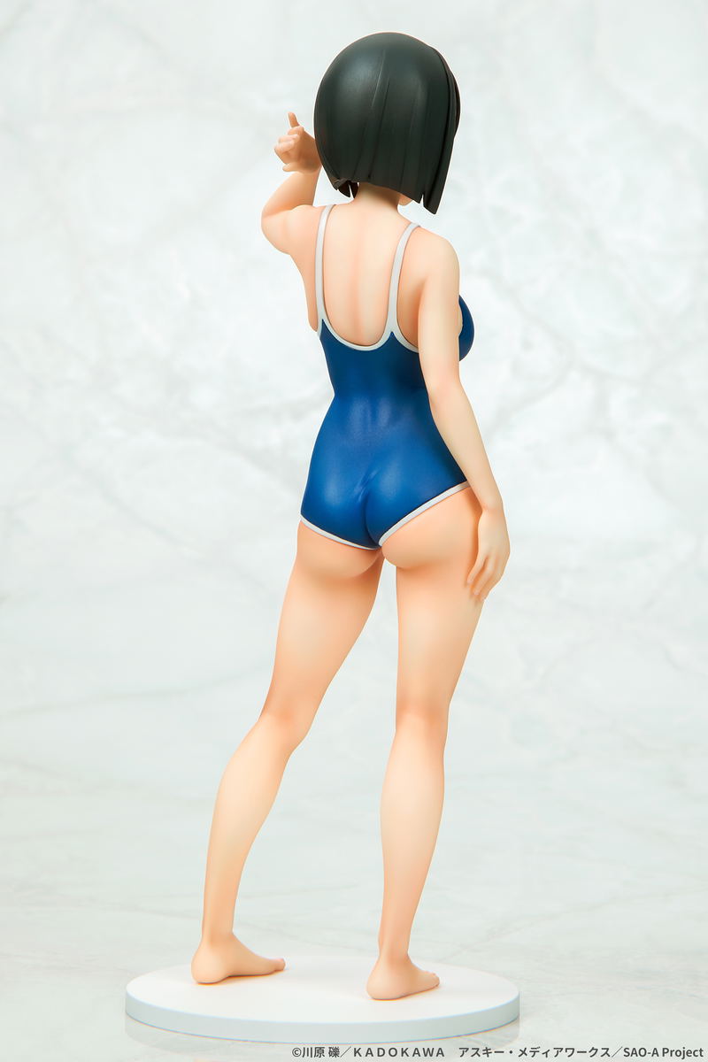 Sword Art Online 1/7 Scale Pre-Painted Figure: Suguha Kirigaya Navy School Swimsuit Ver. image 6