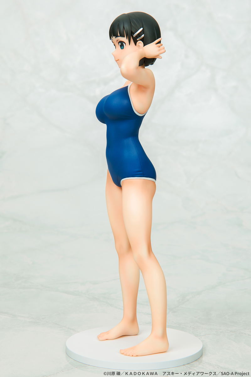 Sword Art Online 1/7 Scale Pre-Painted Figure: Suguha Kirigaya Navy School Swimsuit Ver. image 9