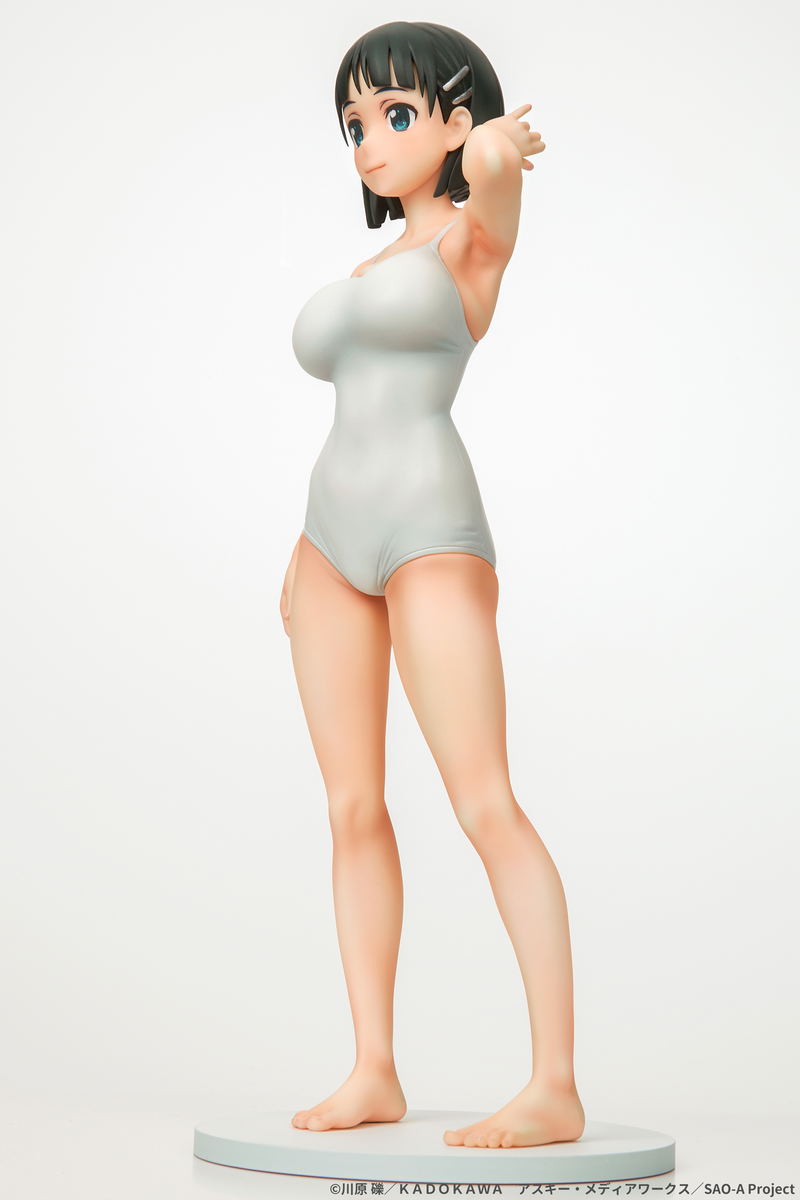 Sword Art Online 1/7 Scale Pre-Painted Figure: Suguha Kirigaya White School Swimsuit Ver. image 10