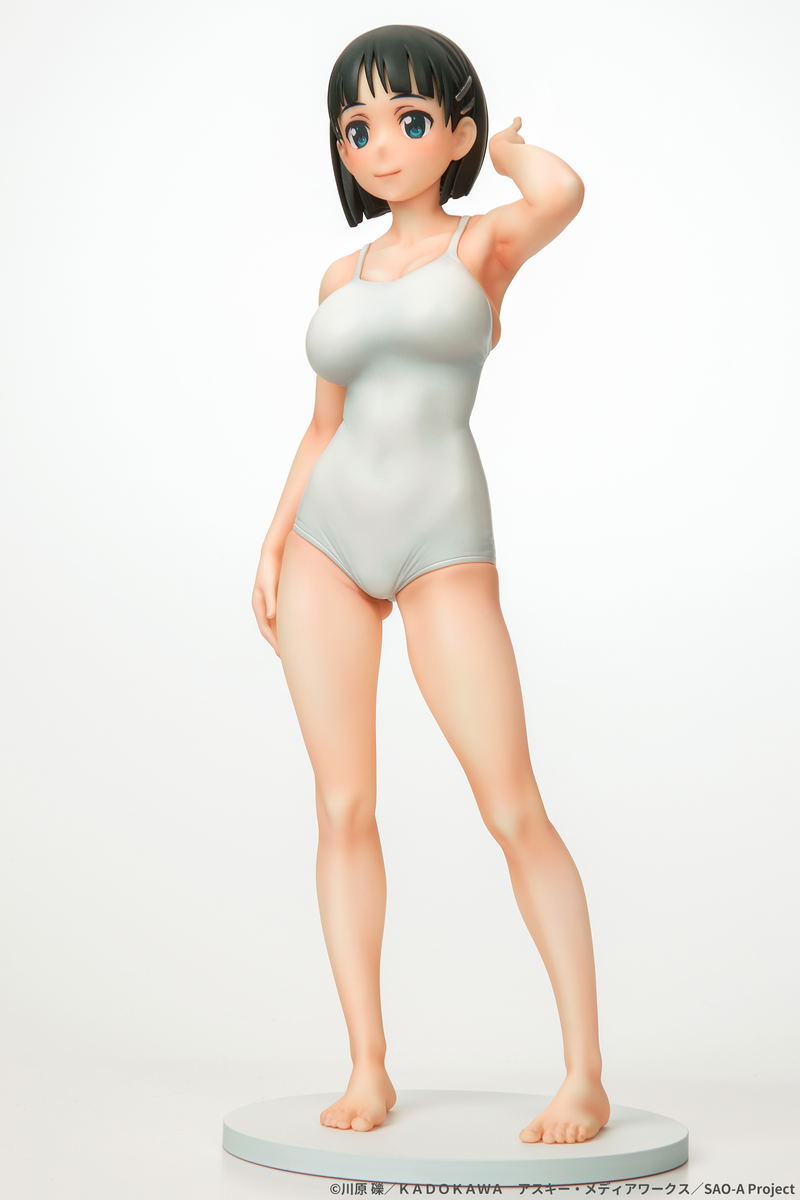 Sword Art Online 1/7 Scale Pre-Painted Figure: Suguha Kirigaya White School Swimsuit Ver. image 11
