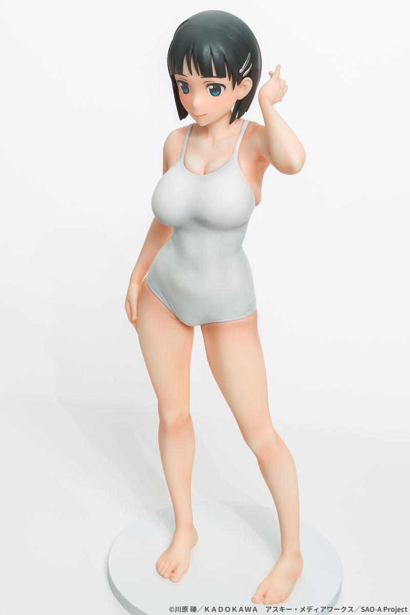 Sword Art Online 1/7 Scale Pre-Painted Figure: Suguha Kirigaya White School Swimsuit Ver. image 12