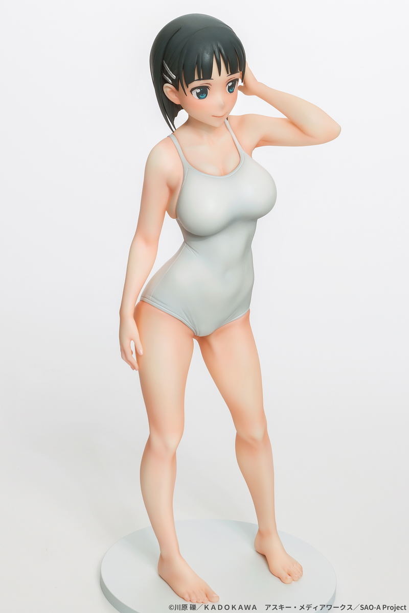 Sword Art Online 1/7 Scale Pre-Painted Figure: Suguha Kirigaya White School Swimsuit Ver. image 13