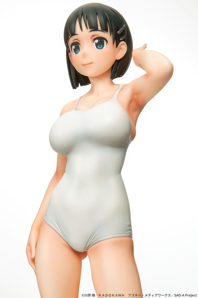 Sword Art Online 1/7 Scale Pre-Painted Figure: Suguha Kirigaya White School Swimsuit Ver. image 14