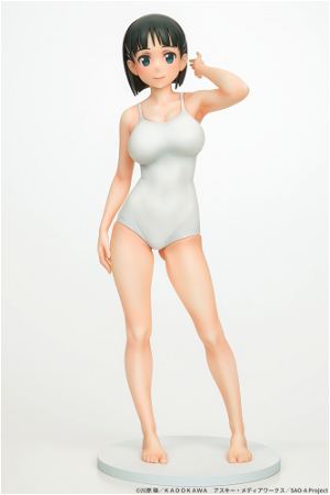 Sword Art Online 1/7 Scale Pre-Painted Figure: Suguha Kirigaya White School Swimsuit Ver.