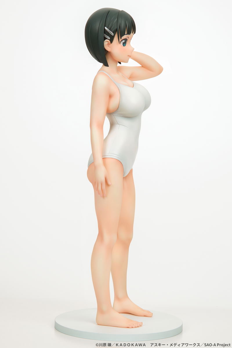 Sword Art Online 1/7 Scale Pre-Painted Figure: Suguha Kirigaya White School Swimsuit Ver. image 5