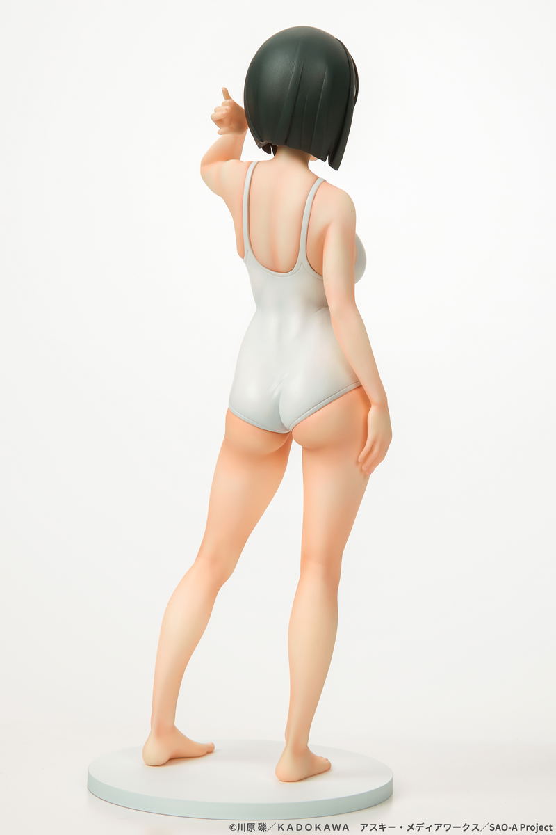 Sword Art Online 1/7 Scale Pre-Painted Figure: Suguha Kirigaya White School Swimsuit Ver. image 6