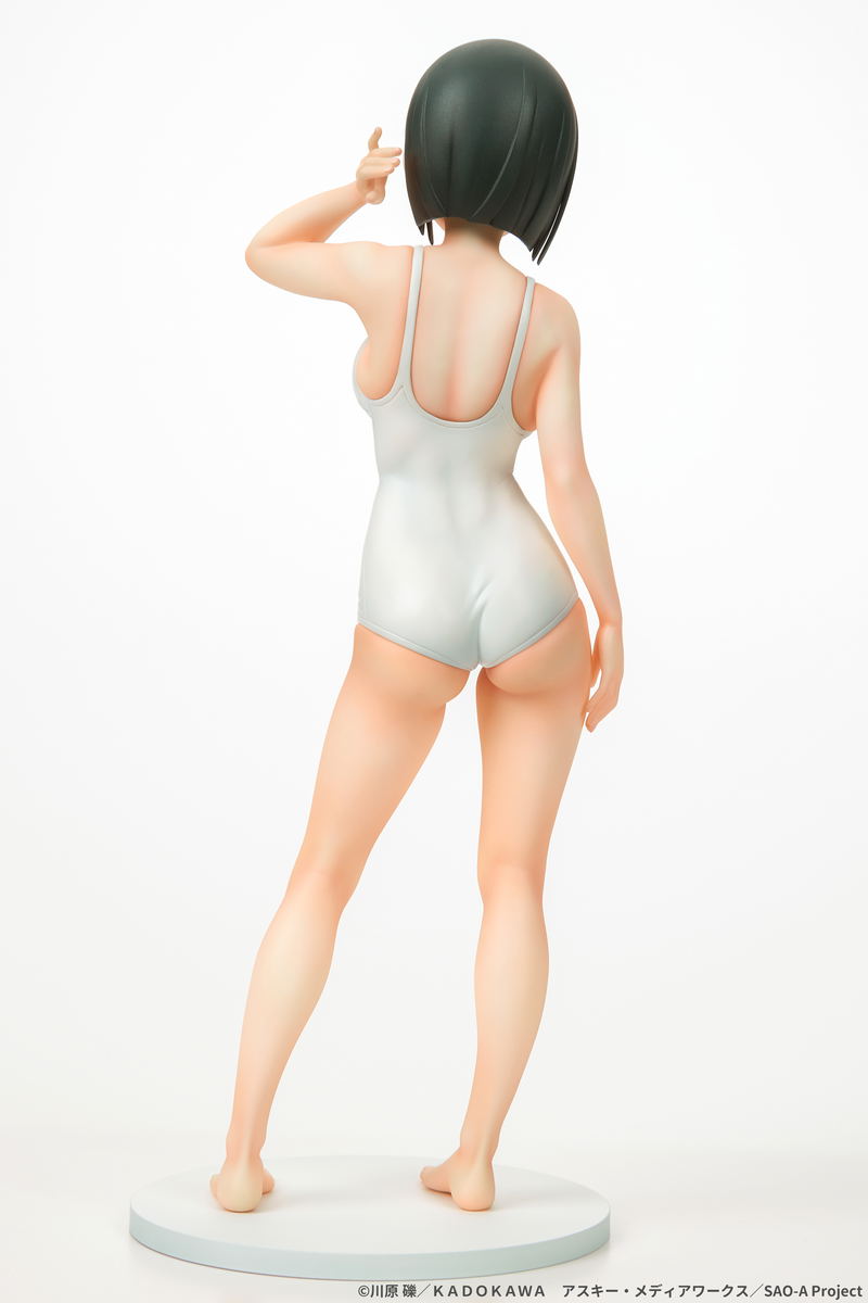 Sword Art Online 1/7 Scale Pre-Painted Figure: Suguha Kirigaya White School Swimsuit Ver. image 7