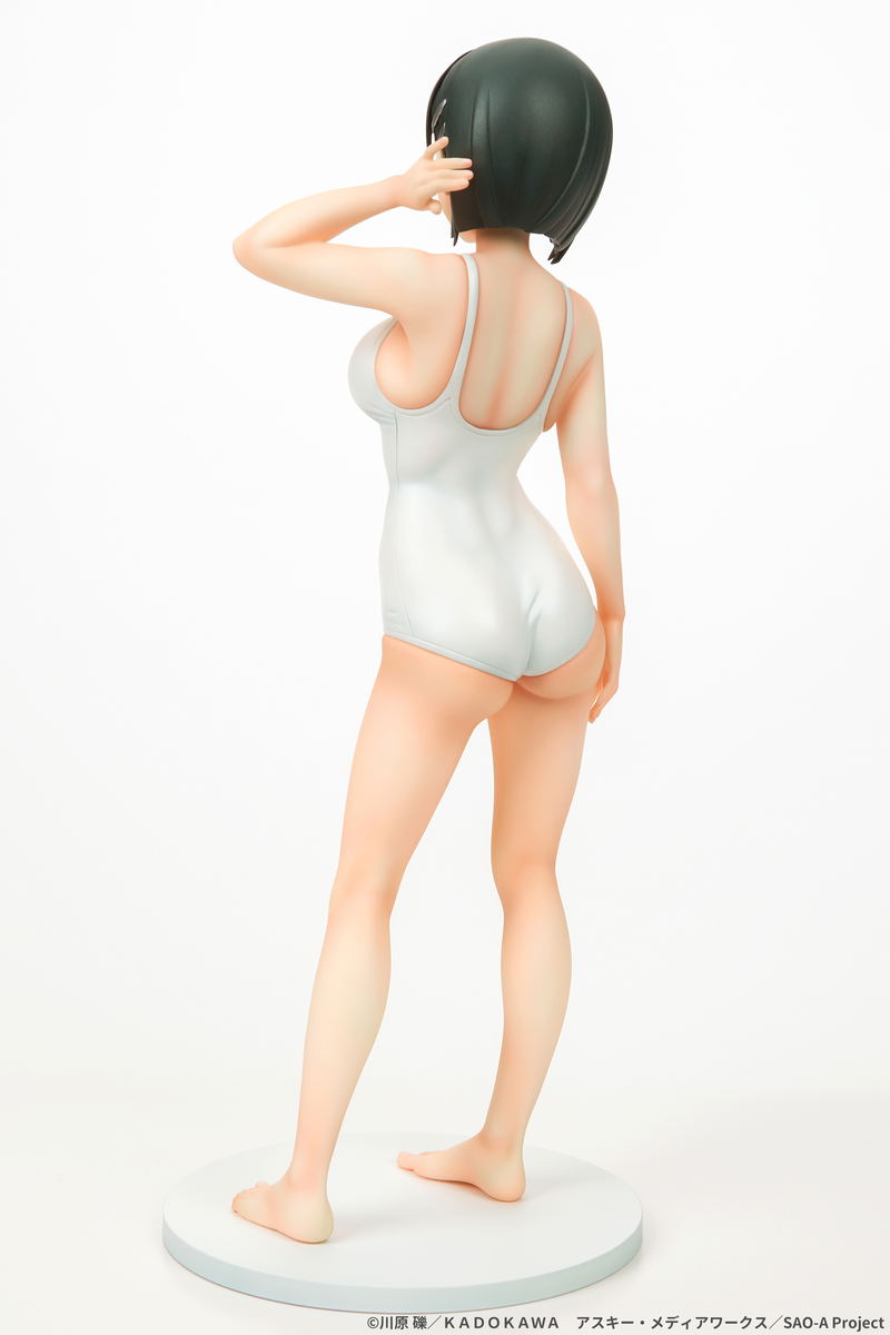 Sword Art Online 1/7 Scale Pre-Painted Figure: Suguha Kirigaya White School Swimsuit Ver. image 8