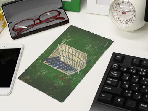 Attack on Titan Exhibition Final - Survey Corps Flag Cleaner Cloth image 2