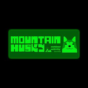 Yurucamp Season 2 High Luminous Sticker Mountain Husky
