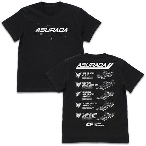 Future GPX Cyber ​​Formula - Successive Asurada T-shirt Black (M Size) image 1