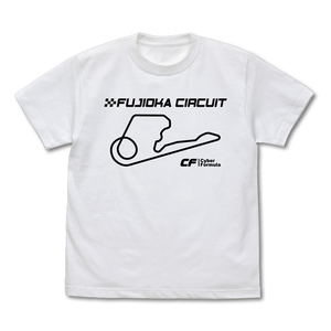 Future GPX Cyber ​​Formula - Fujioka Circuit T-shirt White (S Size)_