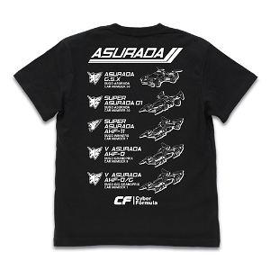 Future GPX Cyber ​​Formula - Successive Asurada T-shirt Black (S Size)