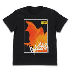 Godzilla SP Cingular Point - Godzilla Silhouette T-shirt Black (L Size)_