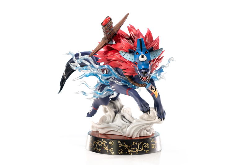 Okami PVC Painted Statue: Oki (Wolf Form) [Standard Edition] image 1