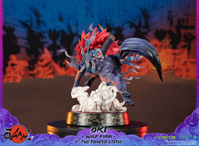 Okami PVC Painted Statue: Oki (Wolf Form) [Standard Edition] image 11