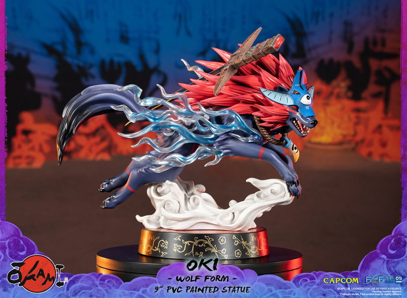 Okami PVC Painted Statue: Oki (Wolf Form) [Standard Edition] image 14