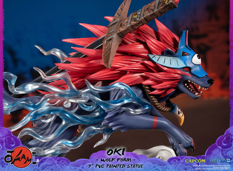 Okami PVC Painted Statue: Oki (Wolf Form) [Standard Edition] image 15
