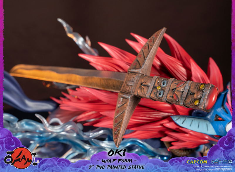 Okami PVC Painted Statue: Oki (Wolf Form) [Standard Edition] image 18