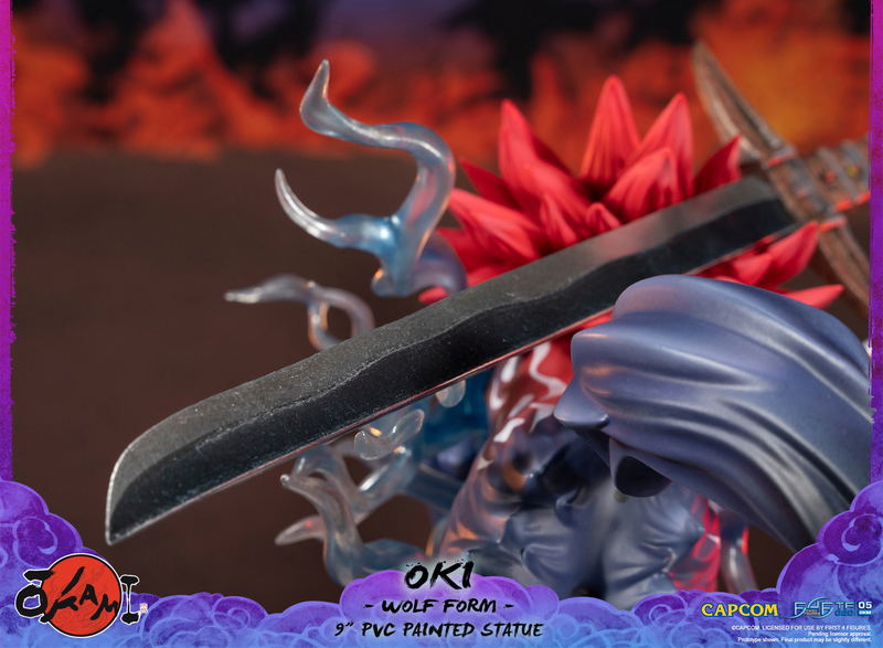Okami PVC Painted Statue: Oki (Wolf Form) [Standard Edition] image 19