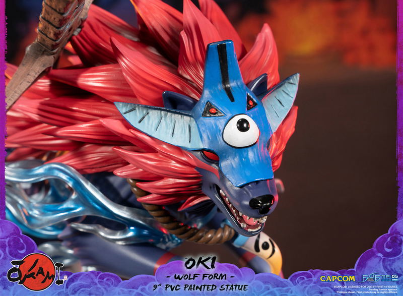 Okami PVC Painted Statue: Oki (Wolf Form) [Standard Edition] image 23