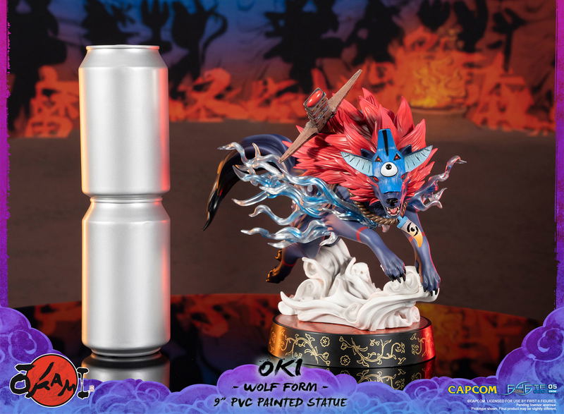 Okami PVC Painted Statue: Oki (Wolf Form) [Standard Edition] image 24