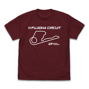 Future GPX Cyber ​​Formula - Fujioka Circuit T-shirt Burgundy (S Size)_