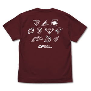 Future GPX Cyber ​​Formula - Fujioka Circuit T-shirt Burgundy (S Size)_