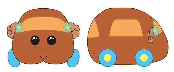 Pui Pui Molcar Dakko Plush: Choco image 2
