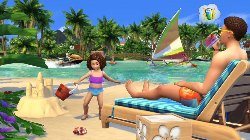 The Sims 4: Island Living (DLC) <span class="ext" style="background-color: #B0000F; color: #FFFFFF;">DLC</span> <span class="ext ext_digital">digital</span> image 2