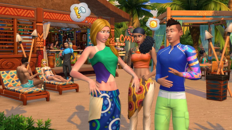 The Sims 4: Island Living (DLC) <span class="ext" style="background-color: #B0000F; color: #FFFFFF;">DLC</span> <span class="ext ext_digital">digital</span> image 5