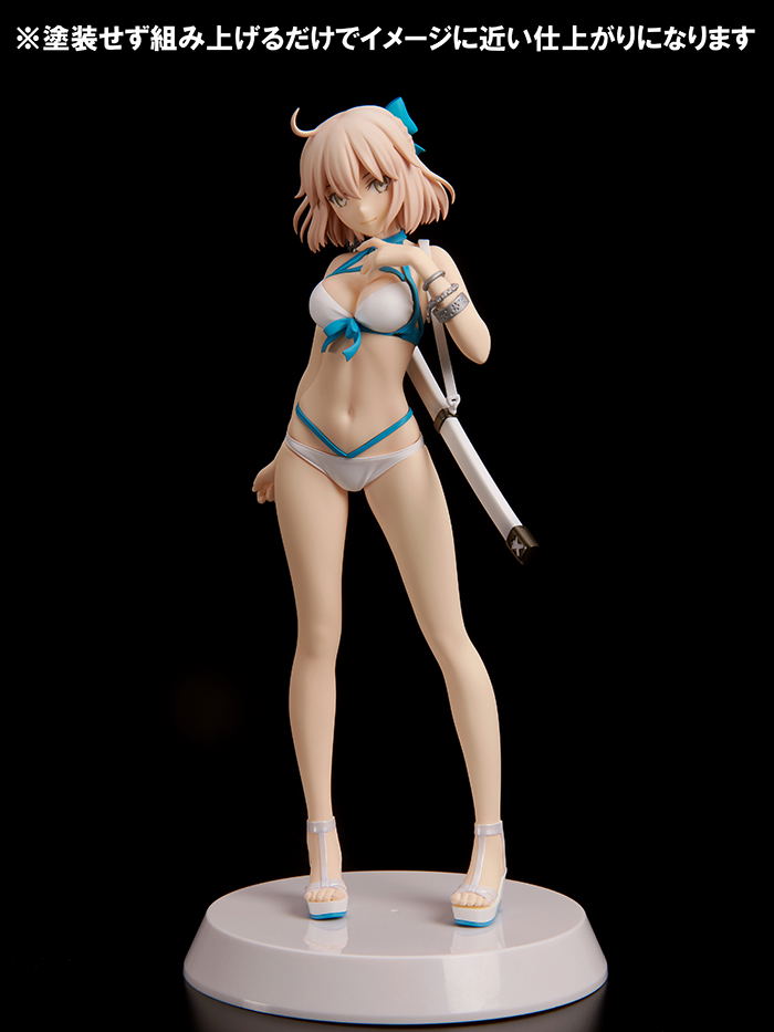 Assemble Heroines Fate/Grand Order 1/8 Scale Model Kit: Assassin/Souji Okita Summer Queens image 11