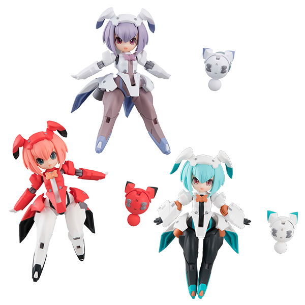 Desktop Army F-606s Flare Nabbit Sisters (Set of 3 pieces) (Re-run) image 1