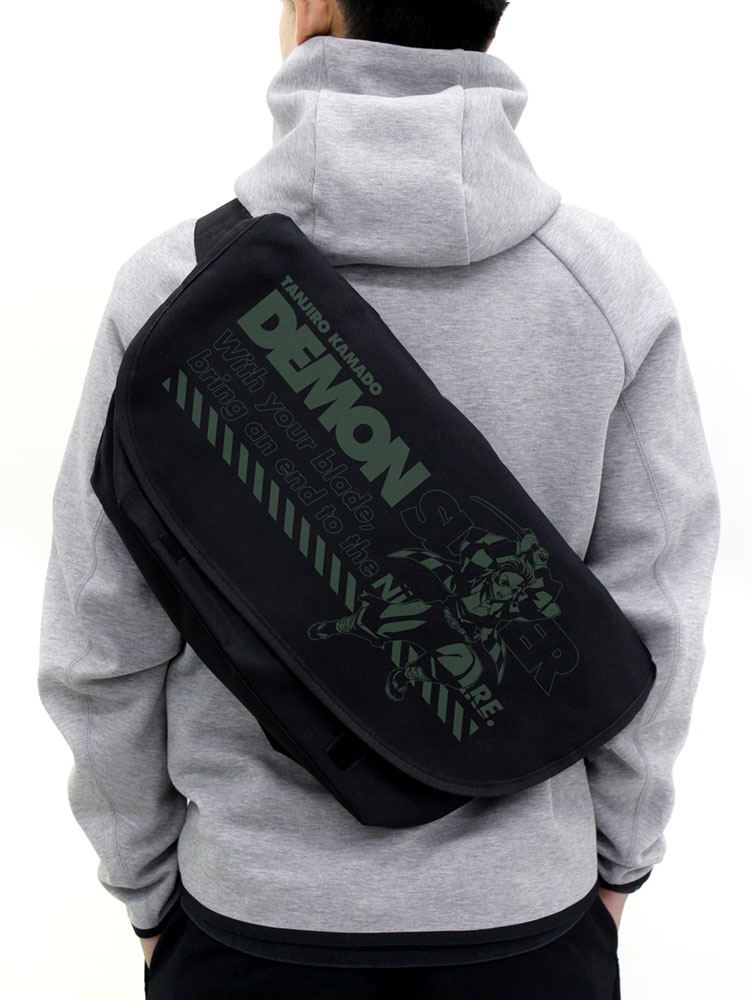 Kimetsu no Yaiba - Tanjiro Kamado Messenger Bag Black image 2