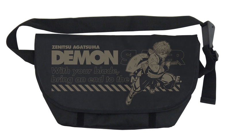 Kimetsu no Yaiba - Zenitsu Agatsuma Messenger Bag Black image 1