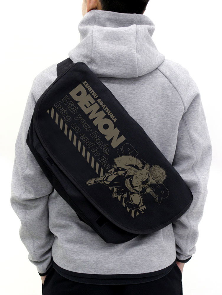 Kimetsu no Yaiba - Zenitsu Agatsuma Messenger Bag Black image 2