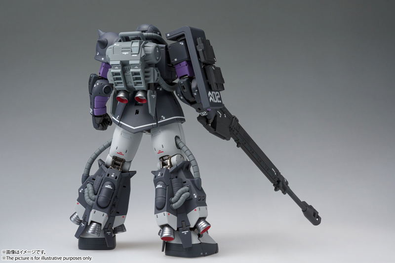 Mobile Suit Gundam The Origin Gundam Fix Figuration Metal Composite: MS-06R-1A Zaku II High Mobility Type image 3