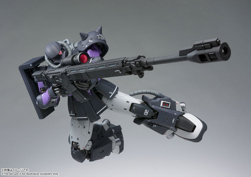 Mobile Suit Gundam The Origin Gundam Fix Figuration Metal Composite: MS-06R-1A Zaku II High Mobility Type image 7