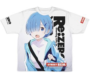 Re: Life in a Different World from Zero - Rem Cold Double-sided Full Graphic T-shirt Street Fashion Ver. (L Size)