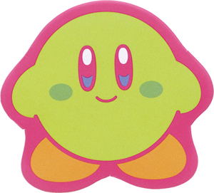 Kirby's Dream Land Kirby Muteki! Suteki! Closet Kirby Shaped Can Badge 5 Green_