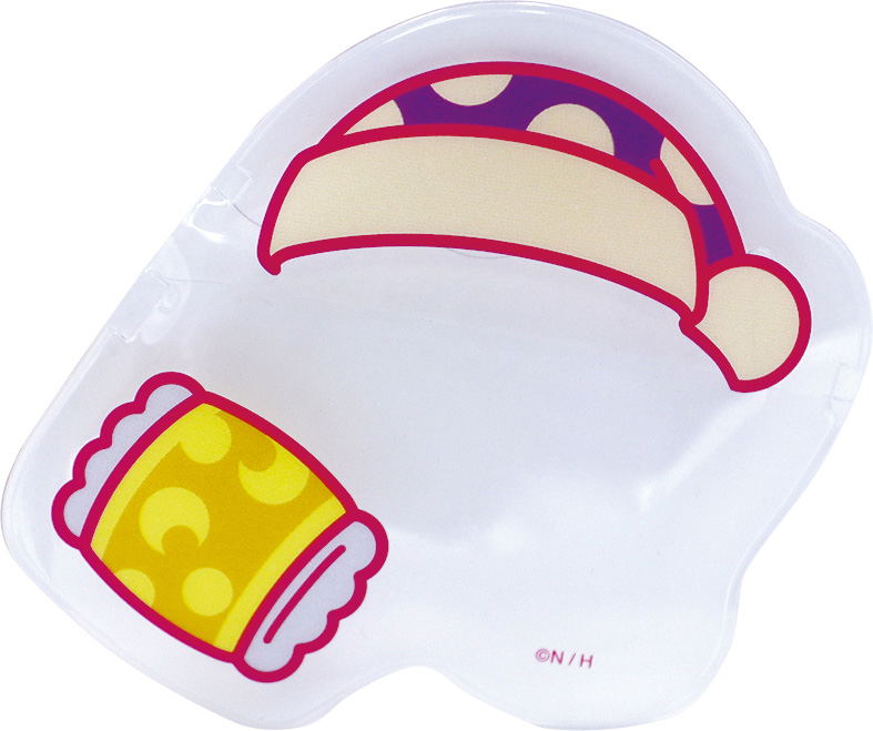 Kirby's Dream Land Kirby Muteki! Suteki! Closet Kirby Shaped Can Badge Cover 2 Sleep image 1