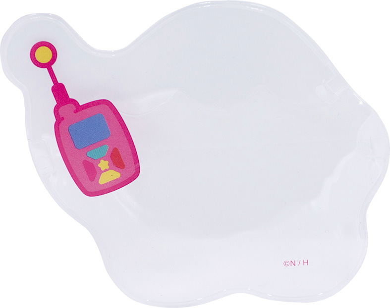 Kirby's Dream Land Kirby Muteki! Suteki! Closet Kirby Shaped Can Badge Cover 4 Mobile Phone image 1