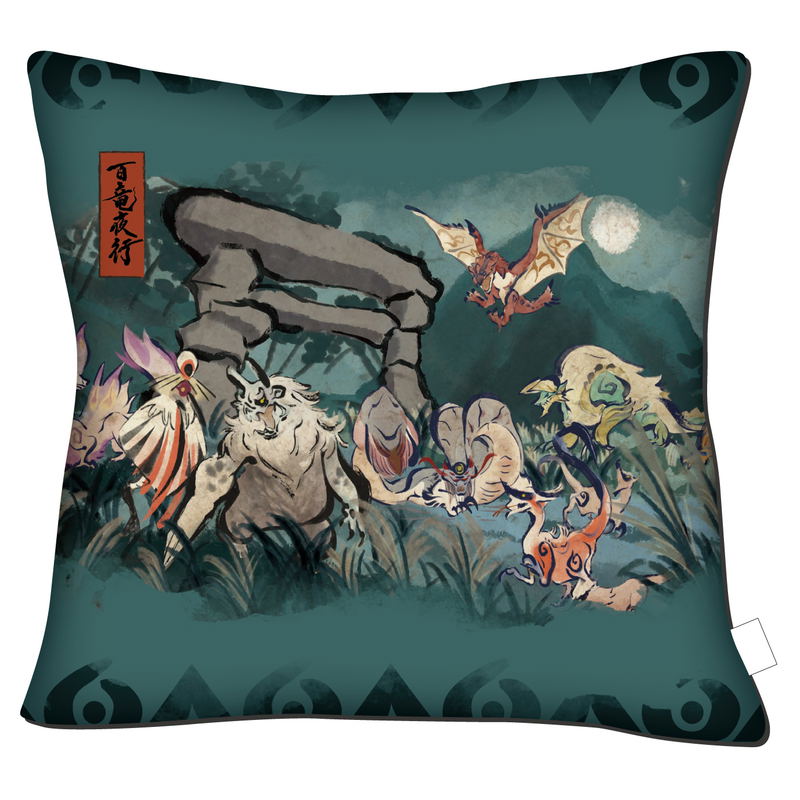 Monster Hunter Rise Hyakuryu Yakou Cushion: Shrine Ruins image 1